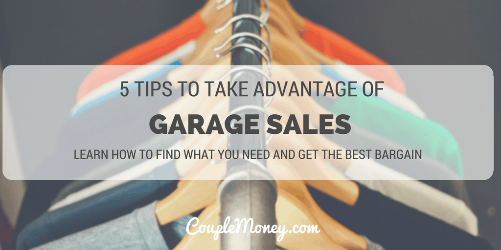 garage sale tips couple money
